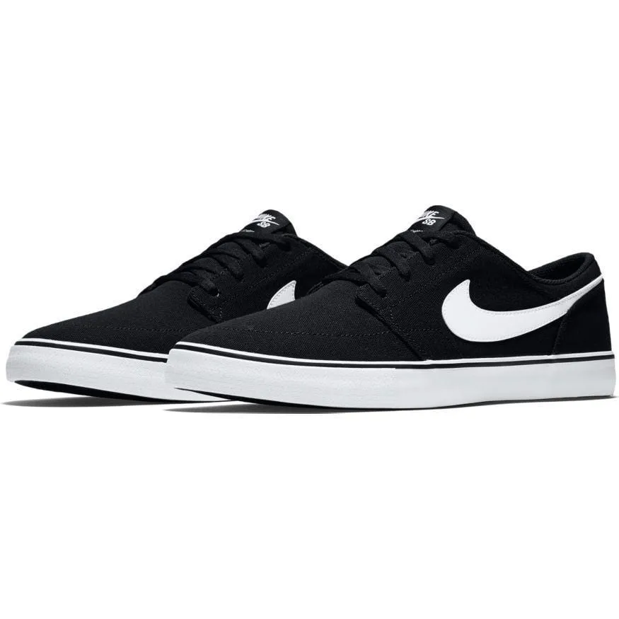 Nike SB Solarsoft Portmore II Black White