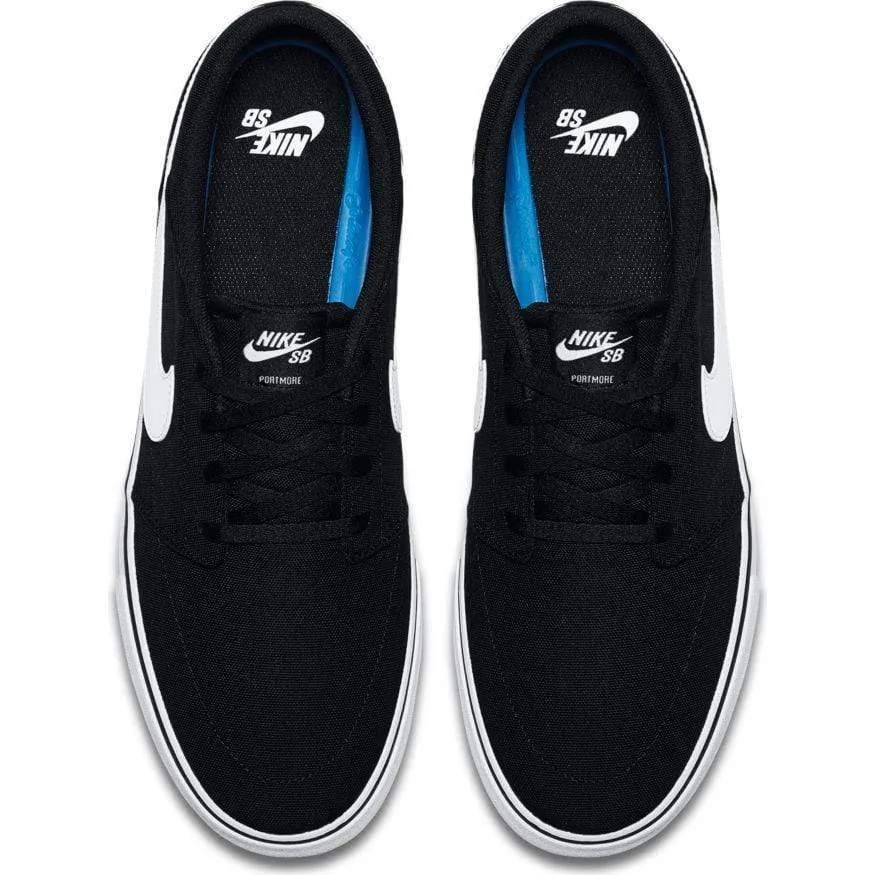 Nike SB Solarsoft Portmore II Black White