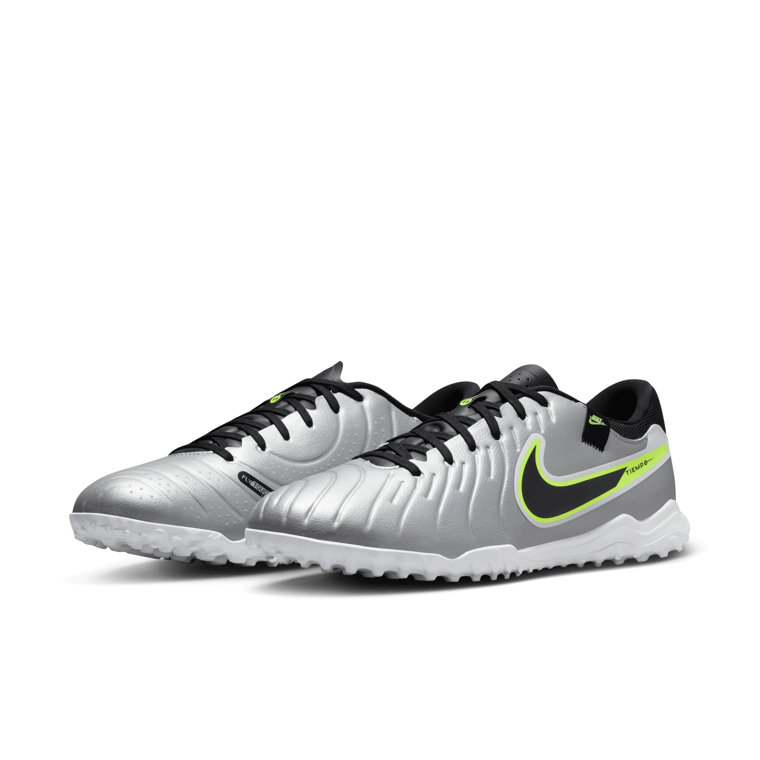 Nike Tiempo Legend 10 Academy TF-Metallic Silver/Black/Volt