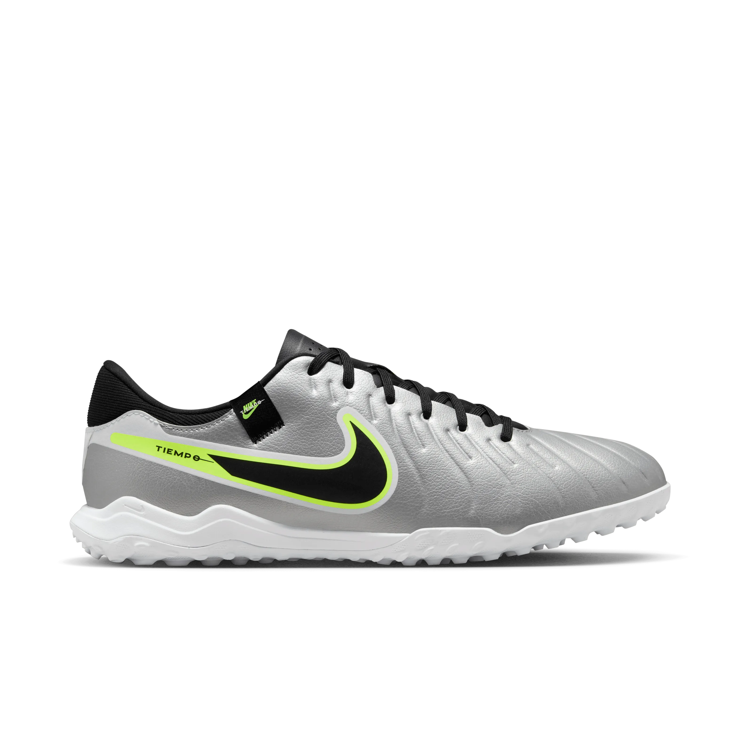 Nike Tiempo Legend 10 Academy TF-Metallic Silver/Black/Volt