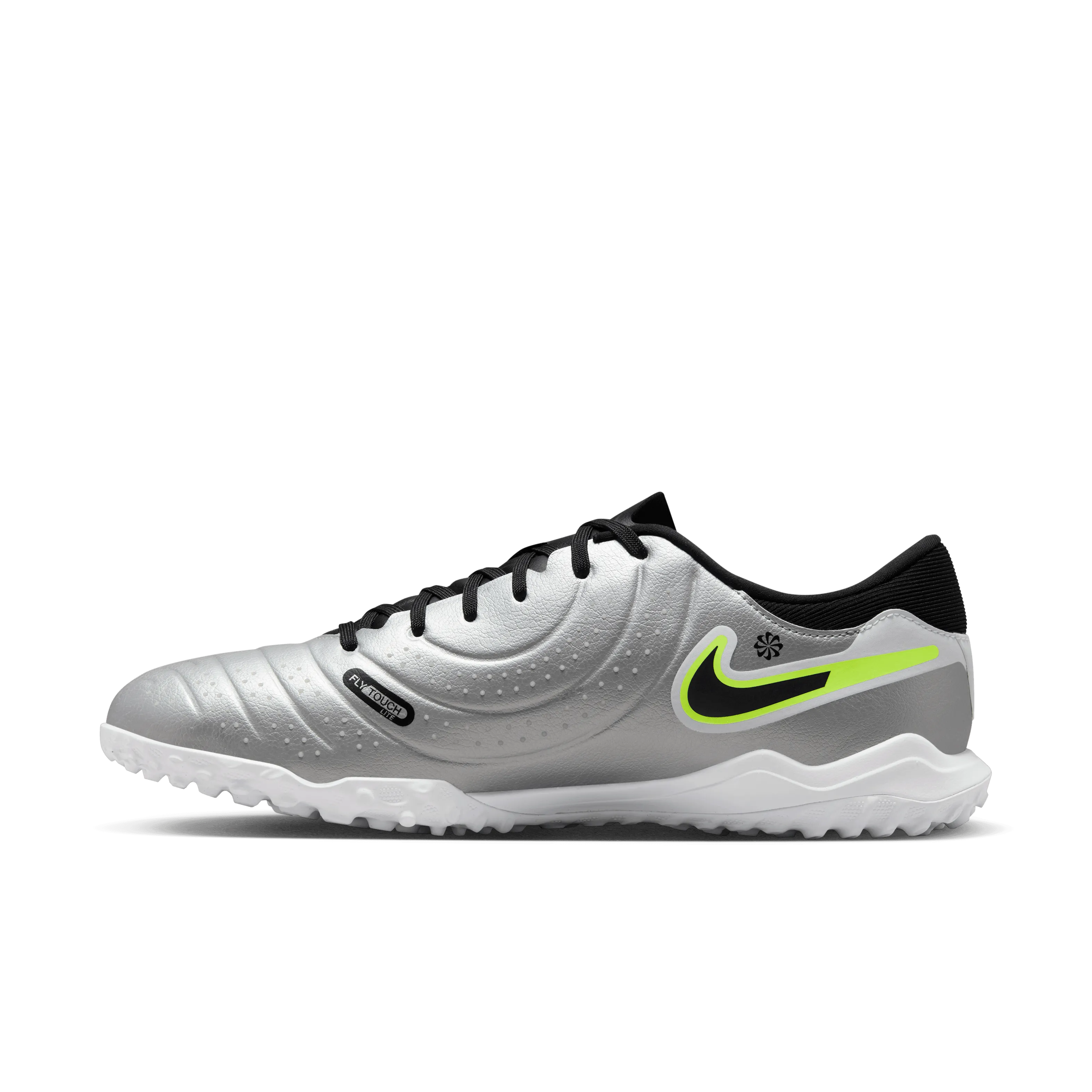 Nike Tiempo Legend 10 Academy TF-Metallic Silver/Black/Volt