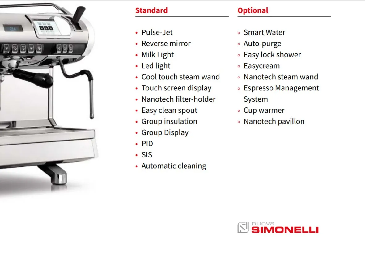 Nuova Simonelli Aurelia WAVE 2 Group T3 Commercial Espresso Machine