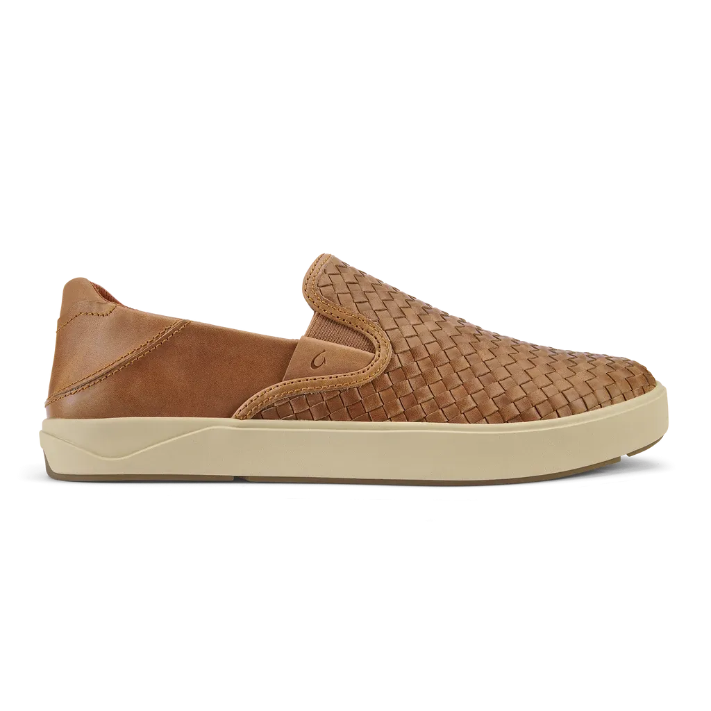 Olukai "Lae‘ahi Lauhala" Men's Leather Slip-On Shoes