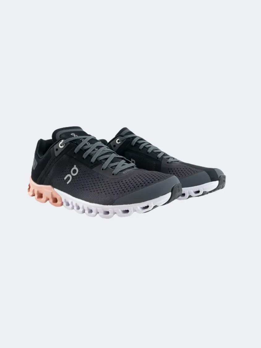 On Cloudflow 3 Women Running Shoes &#160;Black/Rose