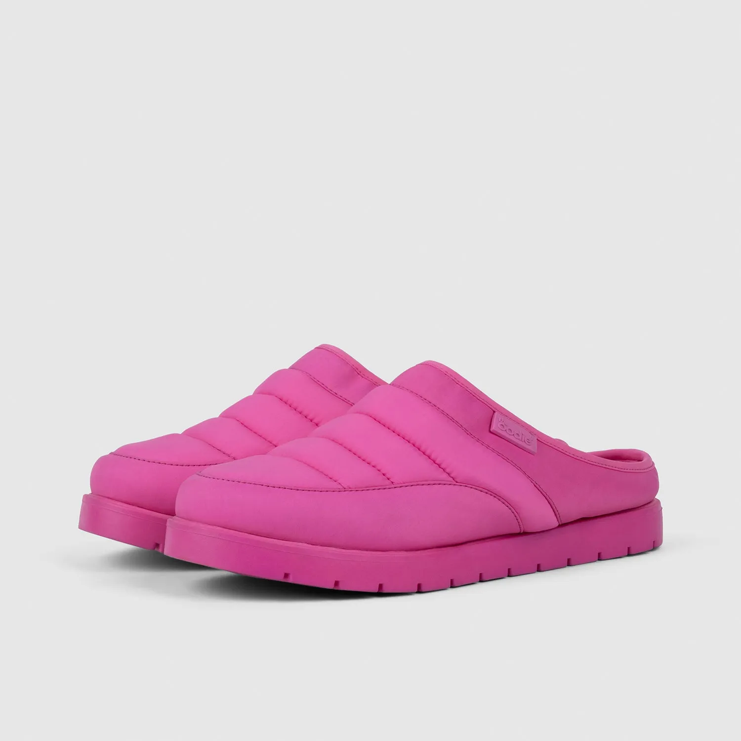 Pink Puffer Slip On