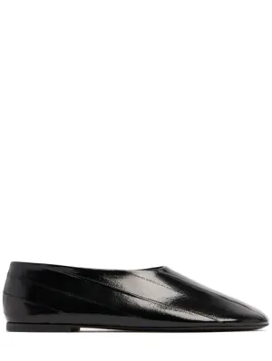 Proenza Schouler   10mm Glove shiny leather slippers 