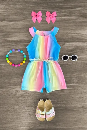 Rainbow Pastel Romper