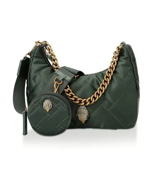 Recycled Multi Crossbody Dark Green