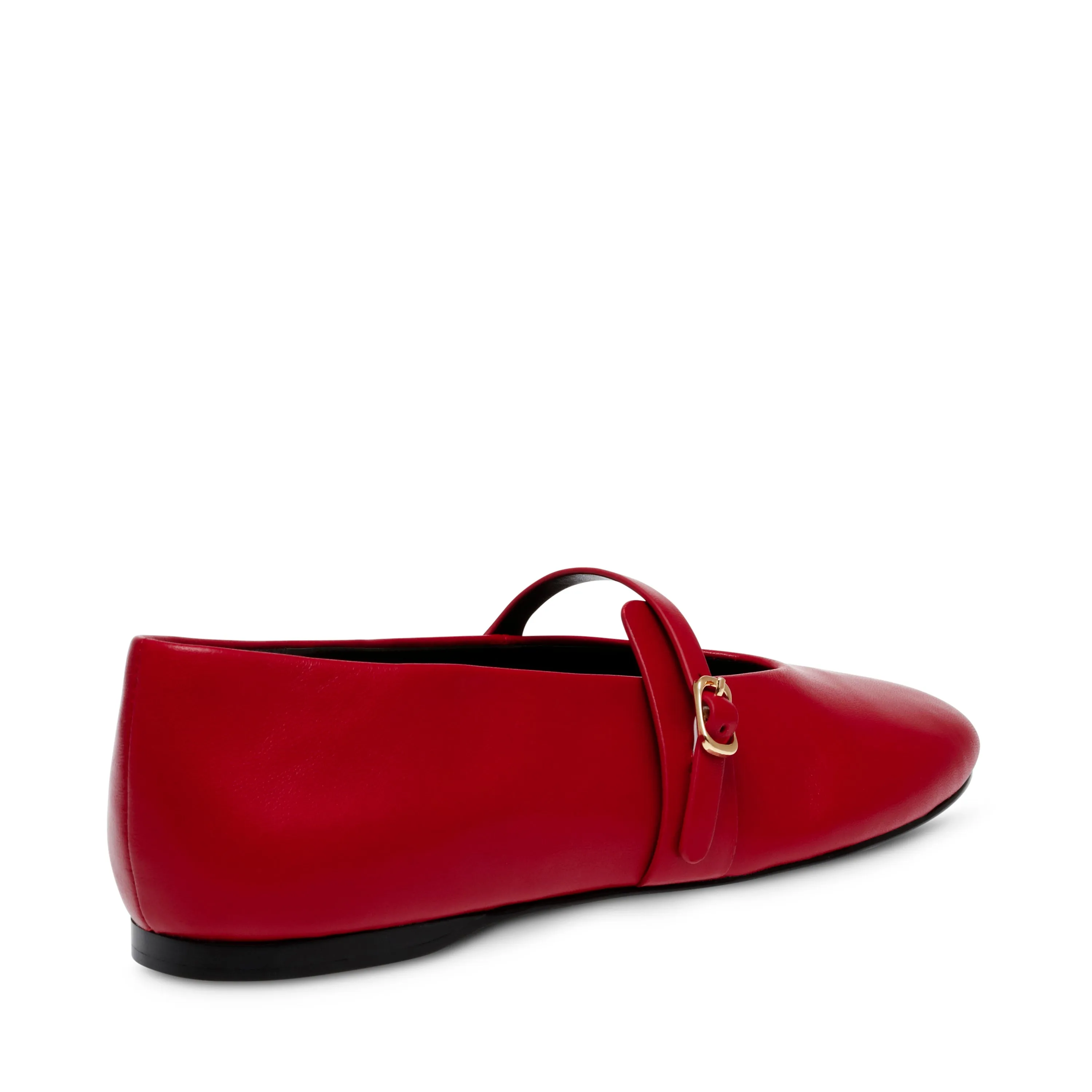 Rejoice Flat Shoe RED LEATHE