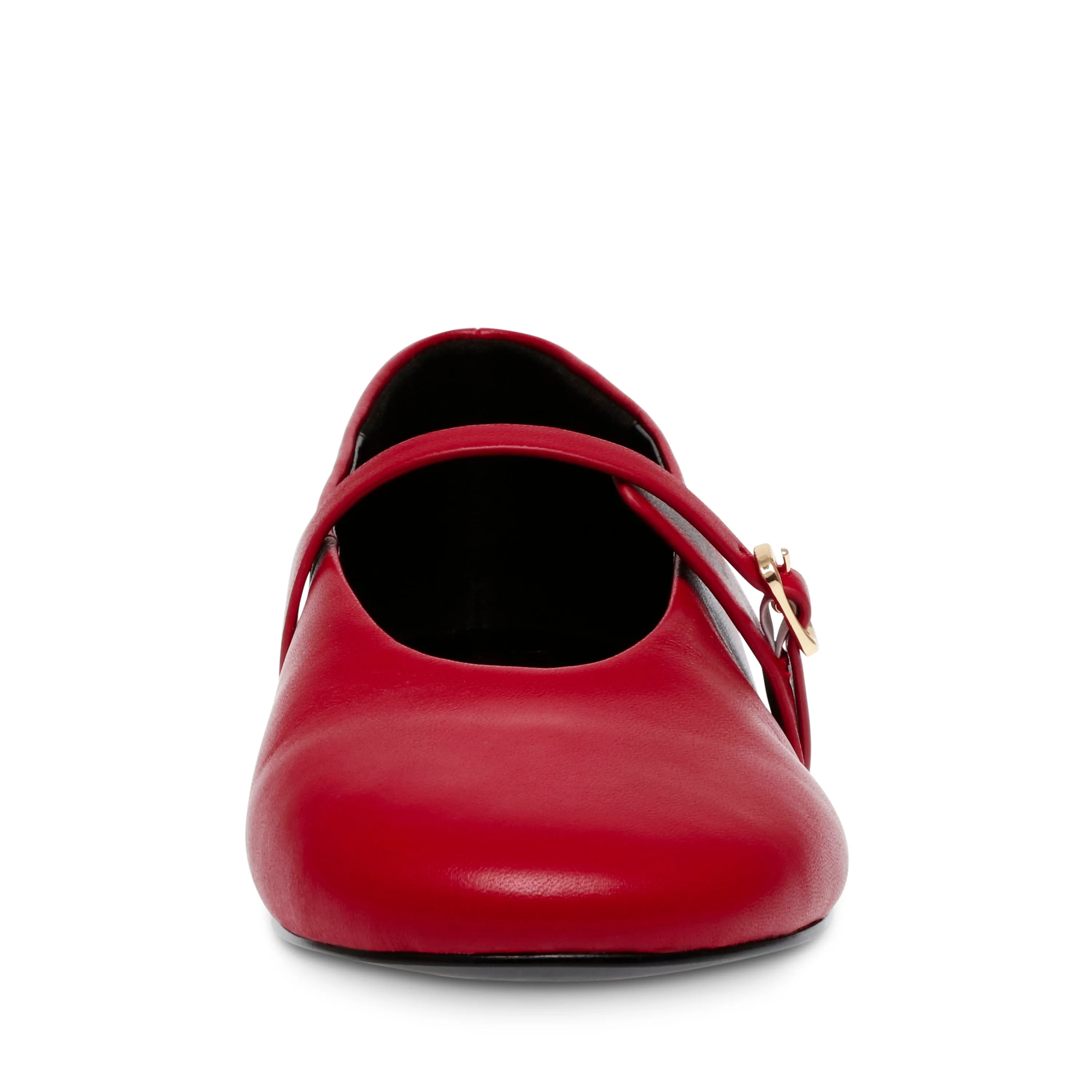 Rejoice Flat Shoe RED LEATHE