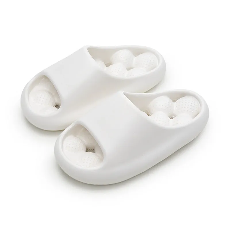 RelaxReflex Indoor Women's Slippers - Ball Massage Design