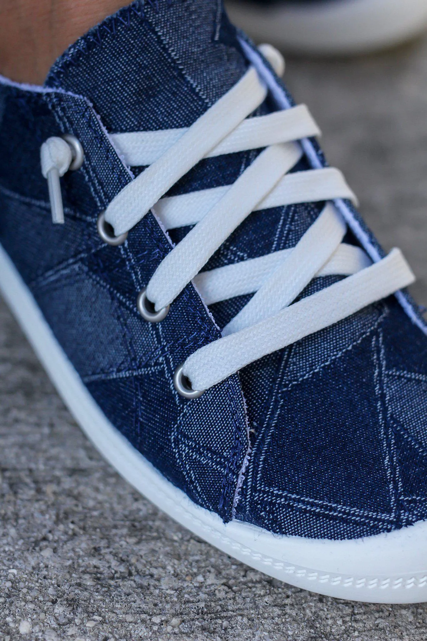 Rhemmy Blue Denim Sneakers