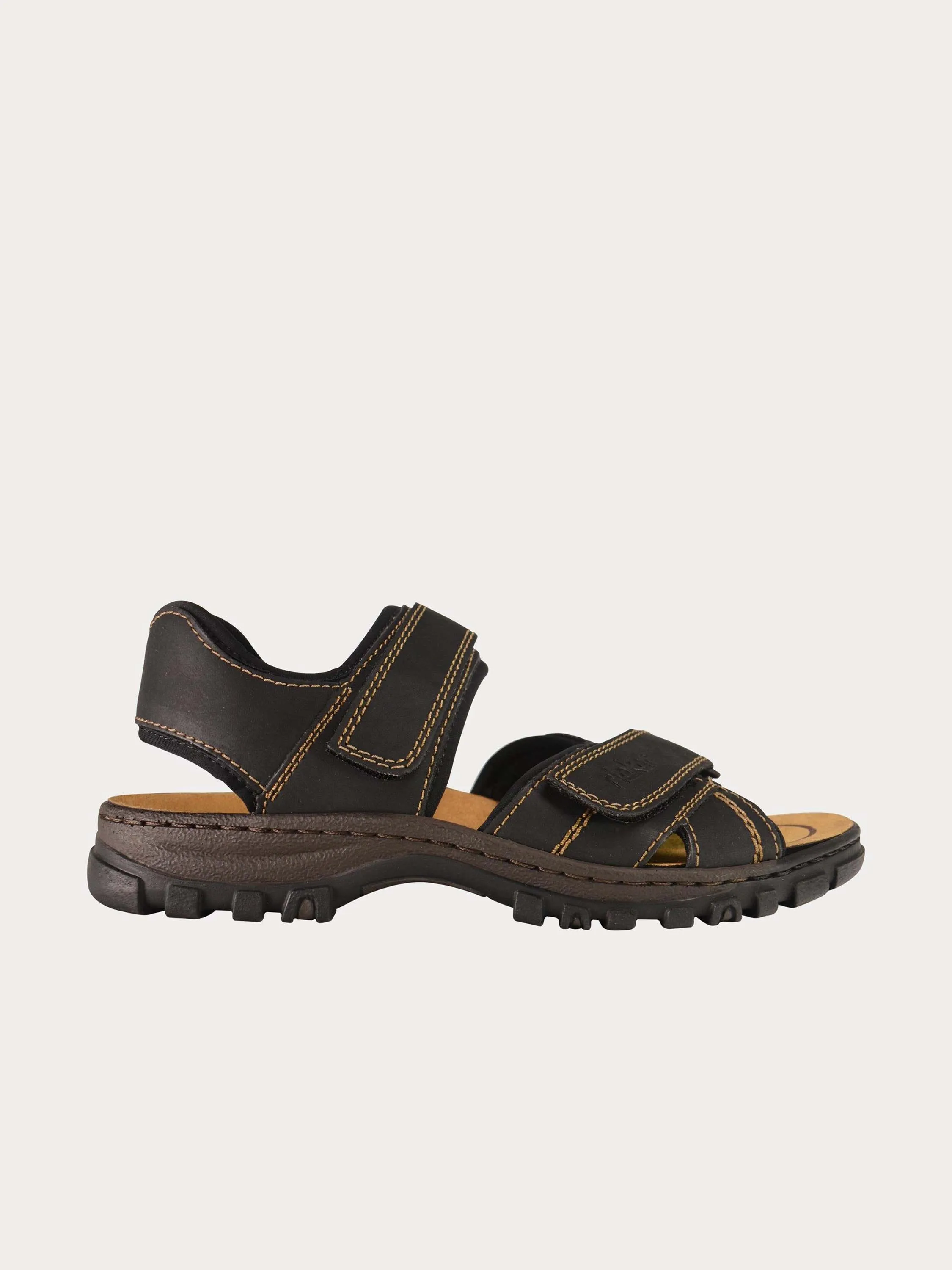 Rieker 25051 Men's Hook And Loop Sandals