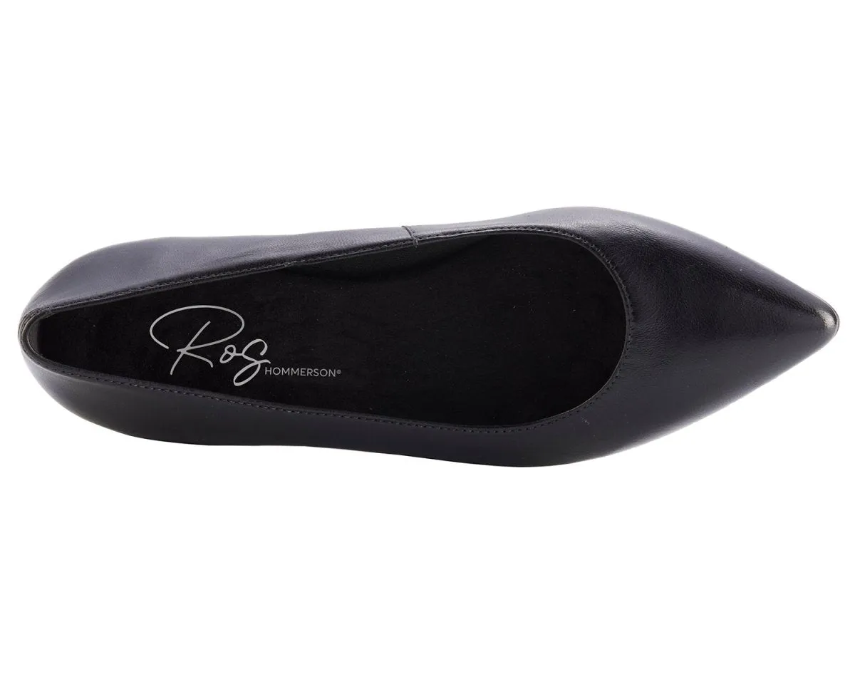 Ros Hommerson Reece Women's Pointed Toe Slip-on Shoes In Black