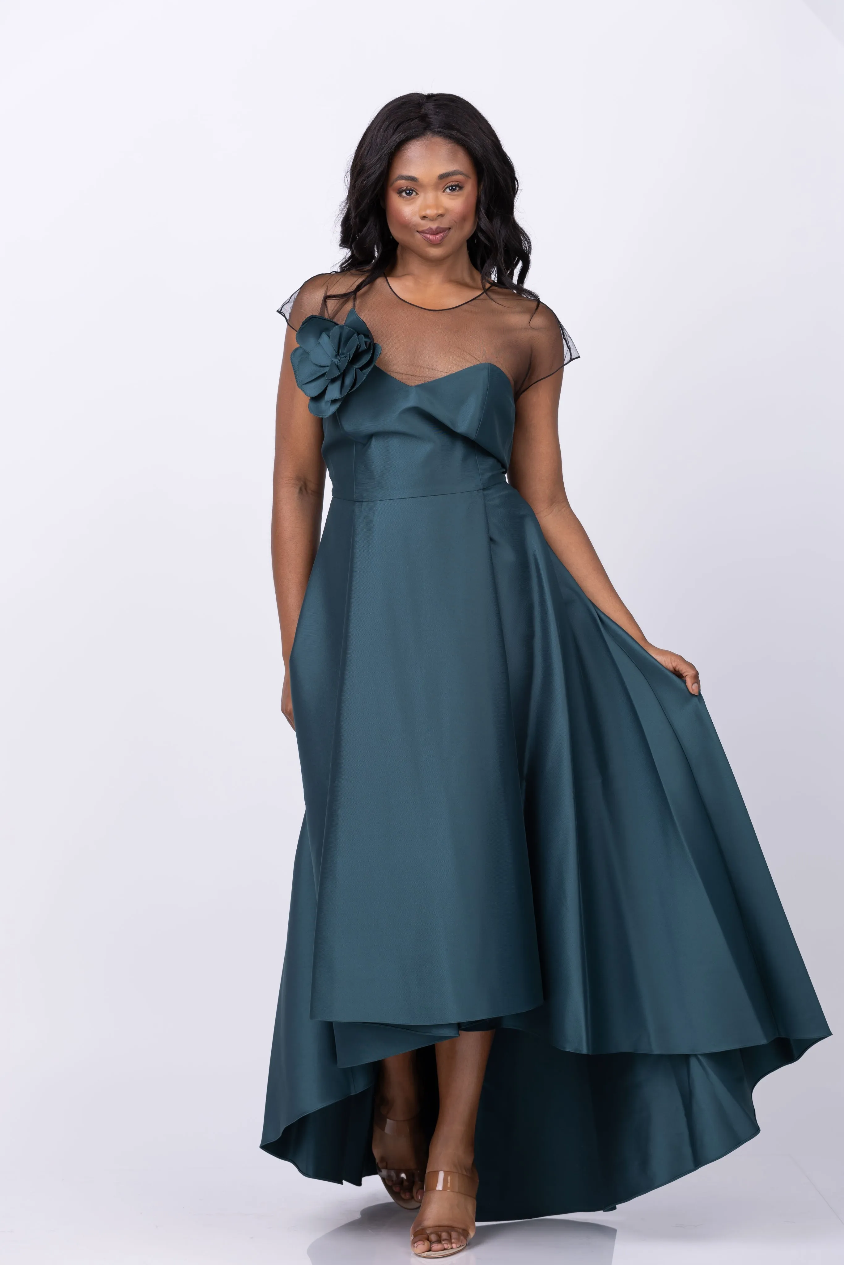 Sachin & Babi Blakely Gown in Forest Green