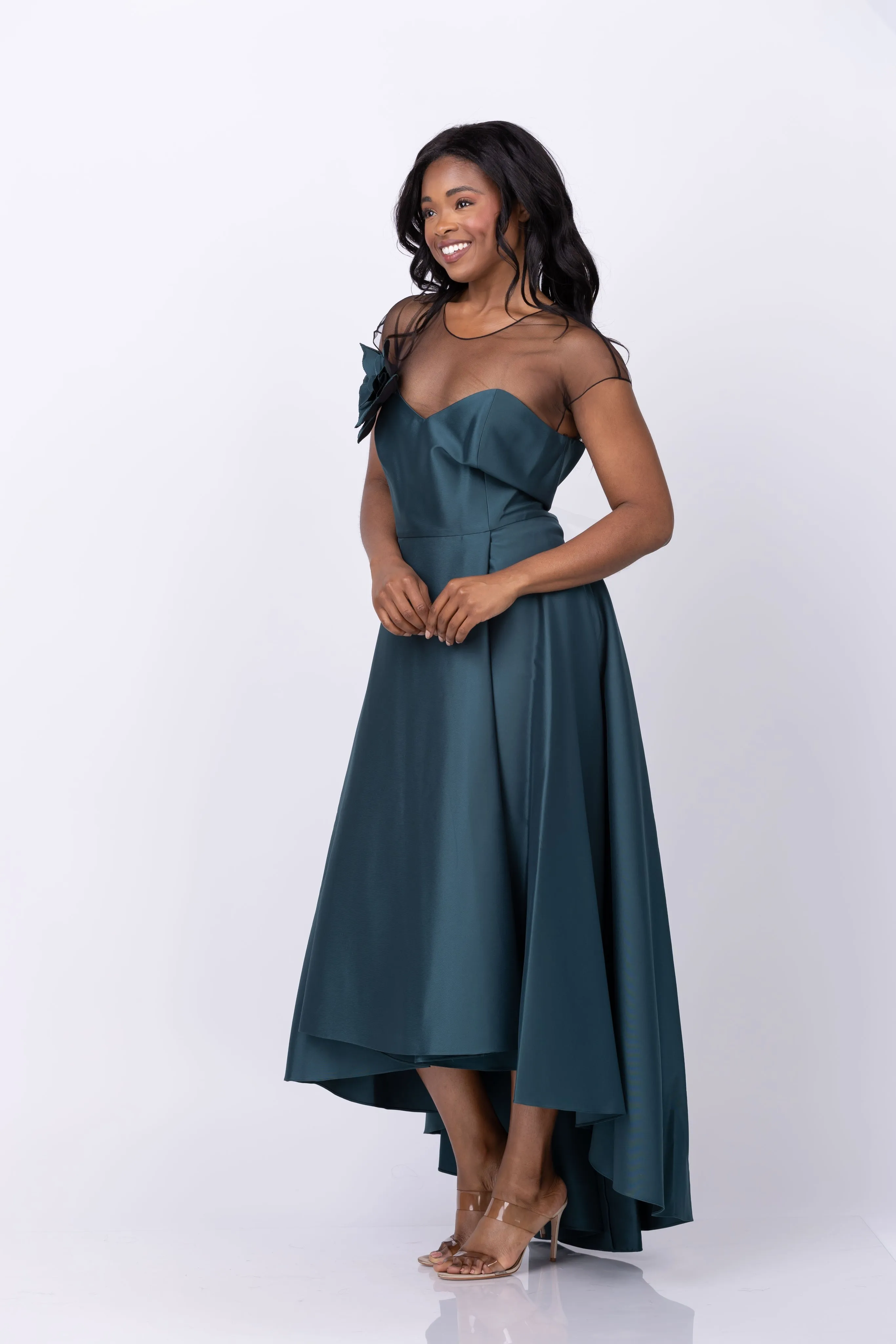 Sachin & Babi Blakely Gown in Forest Green