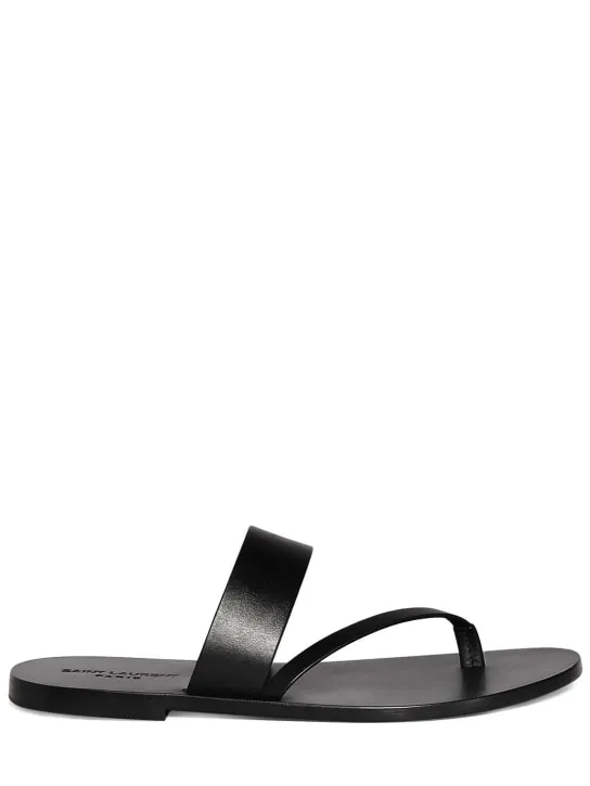 Saint Laurent   Milo 05 leather sandals 