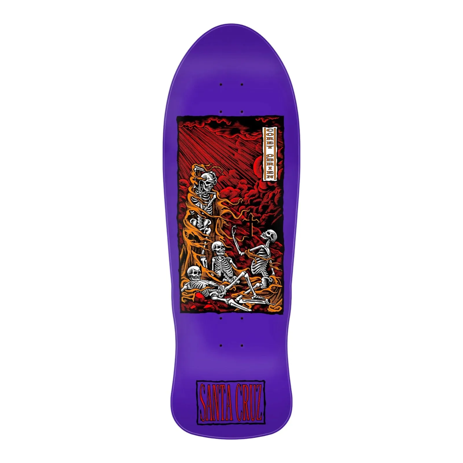 Santa Cruz Reissue Skateboard Deck 9.85” OBrien Purgatory