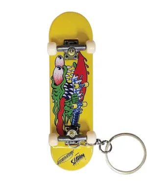 Santa Cruz Slasher Finger Board Keychain