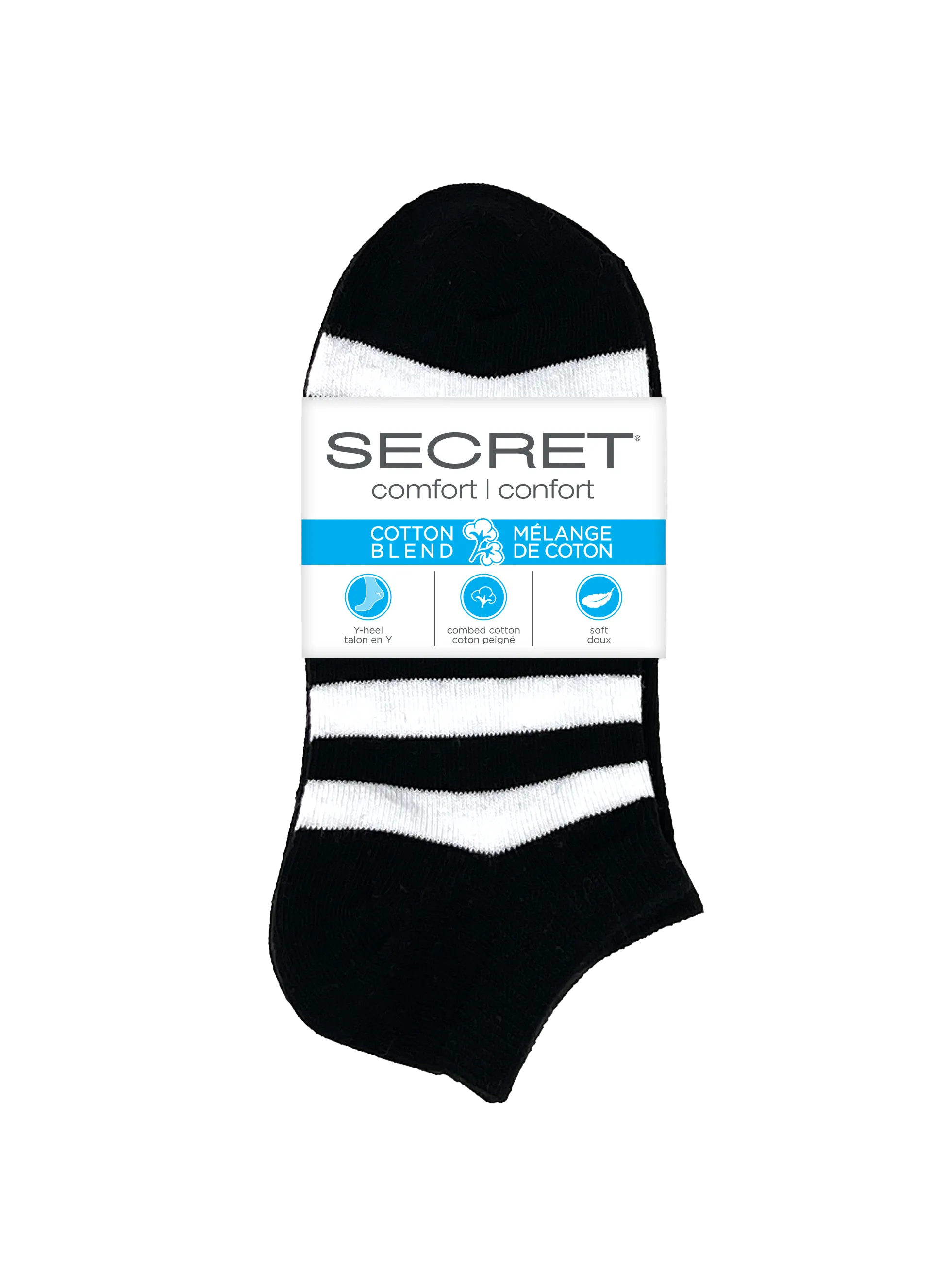 SECRET® Comfort Cotton Fashion Low Cut - 3 Pairs