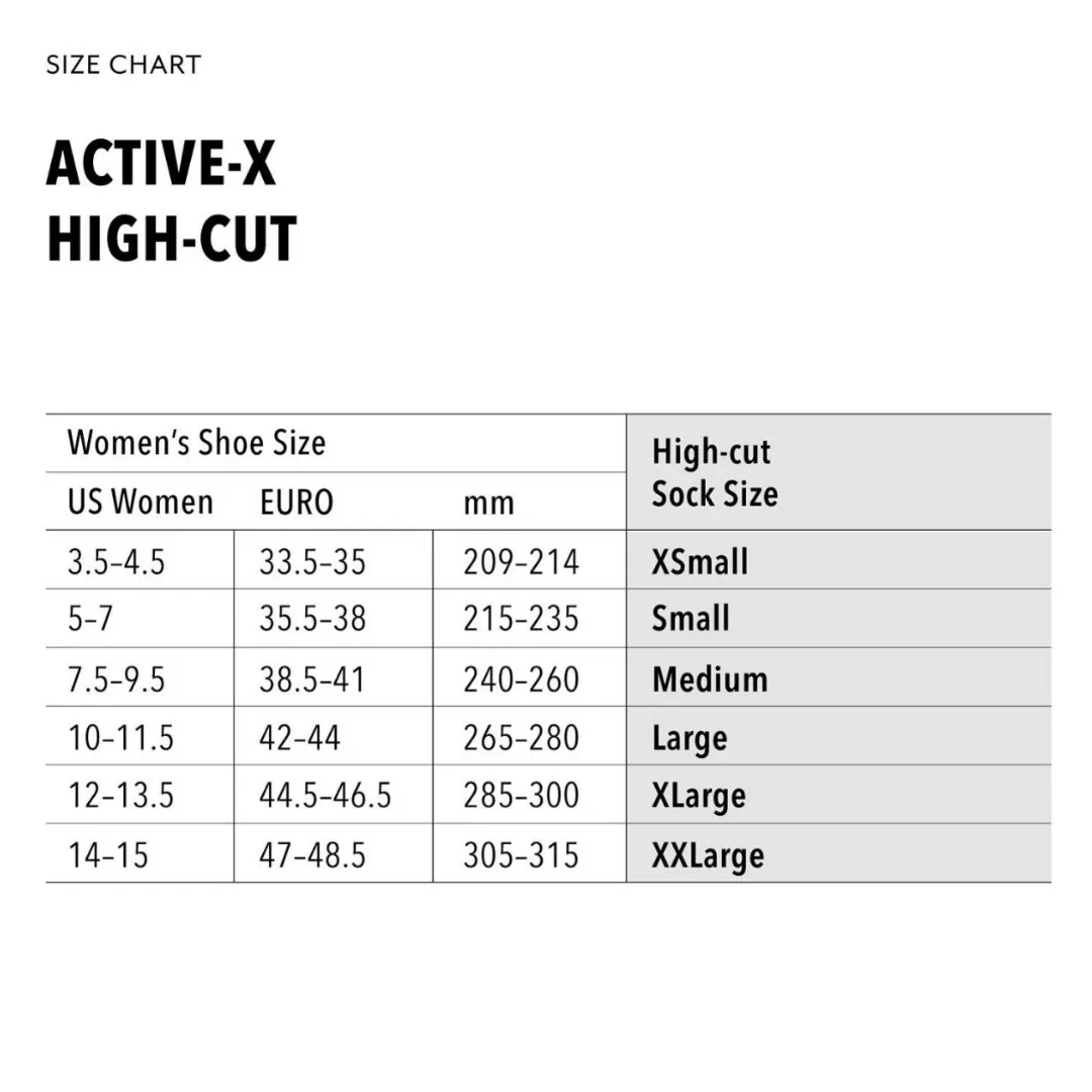 Sheec Active-X High Cut No Show socks