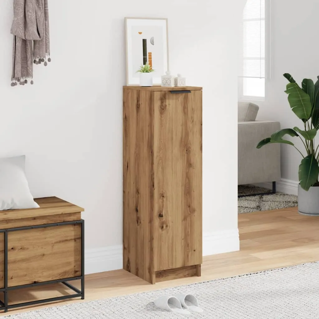 Shoe Cabinet Artisan Oak 29.5x35x100.5 cm Engineered Wood