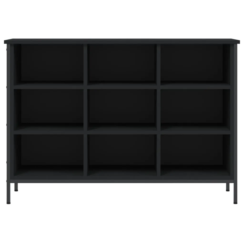 Shoe Cabinet Black 100x35x70 cm Engineered Wood