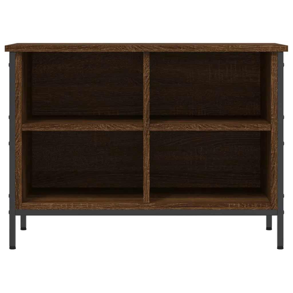 Shoe Cabinet Brown Oak 69x35x50 cm Engineered Wood