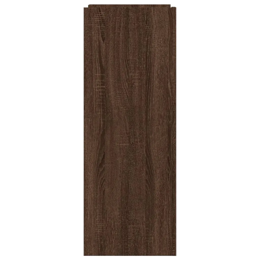 Shoe Cabinet Brown Oak 74.5x37.5x100 cm Engineered Wood