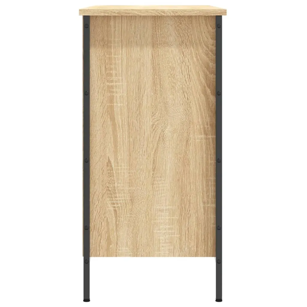 Shoe Cabinet Sonoma Oak 100x35x70 cm Engineered Wood