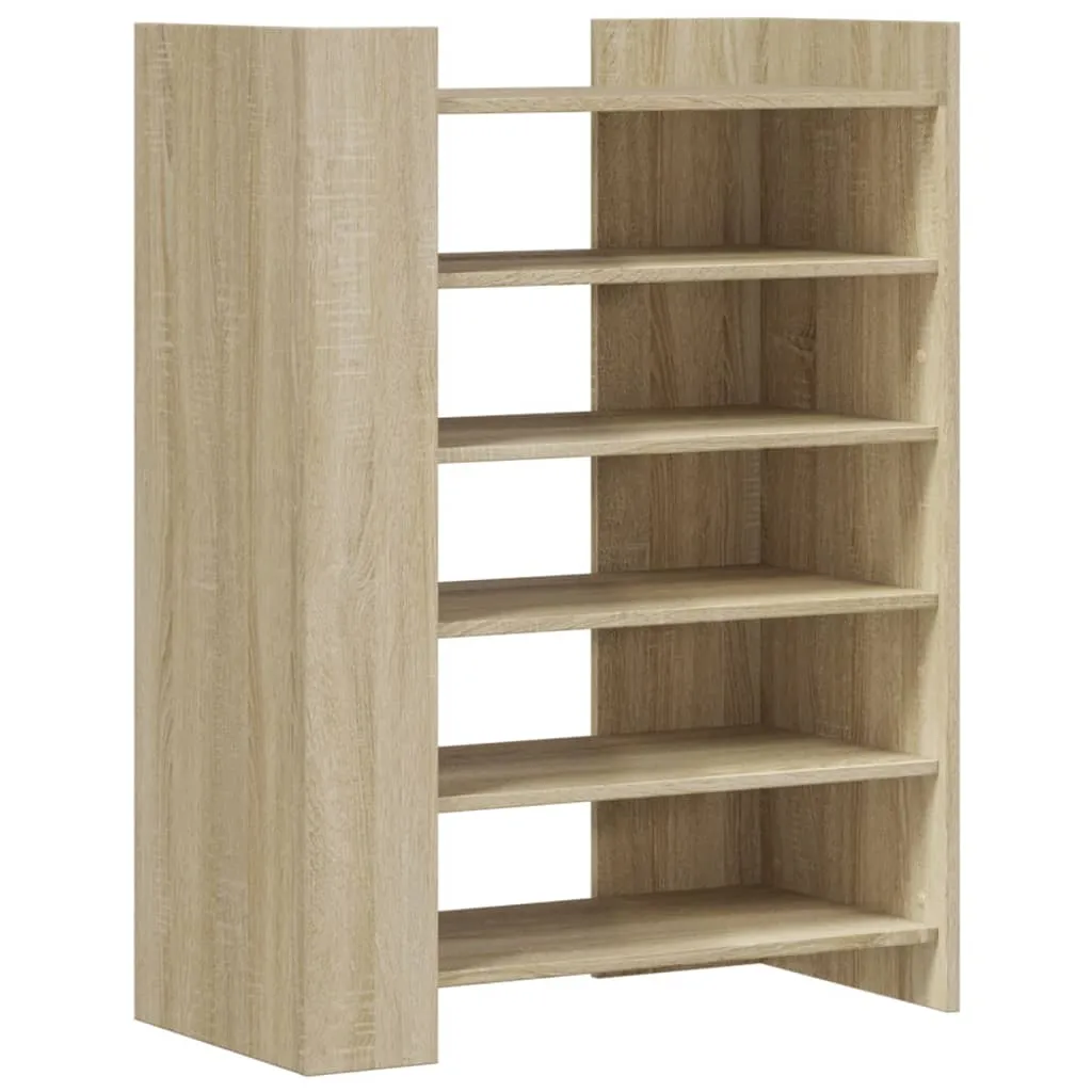 Shoe Cabinet Sonoma Oak 74.5x37.5x100 cm Engineered Wood