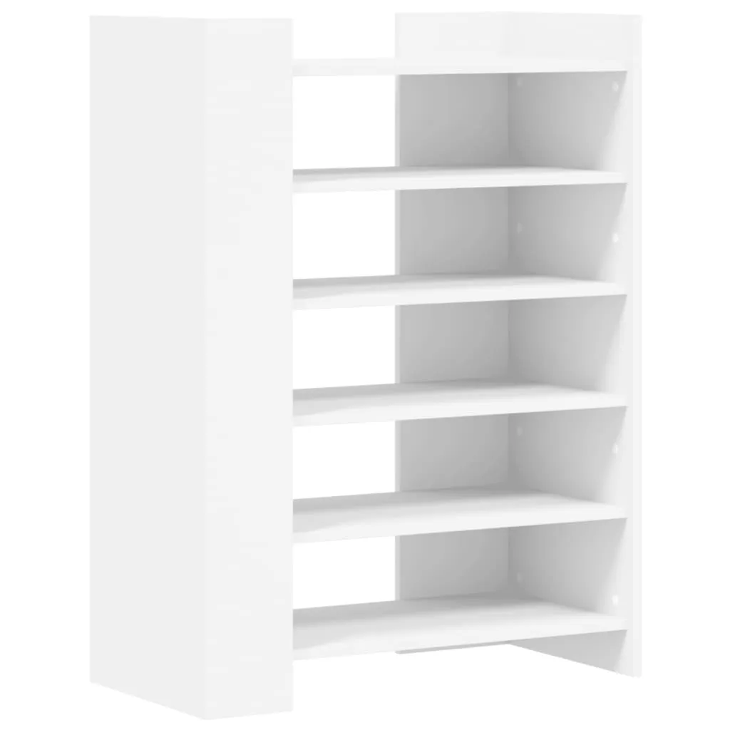 Shoe Cabinet White 74.5x37.5x100 cm Engineered Wood