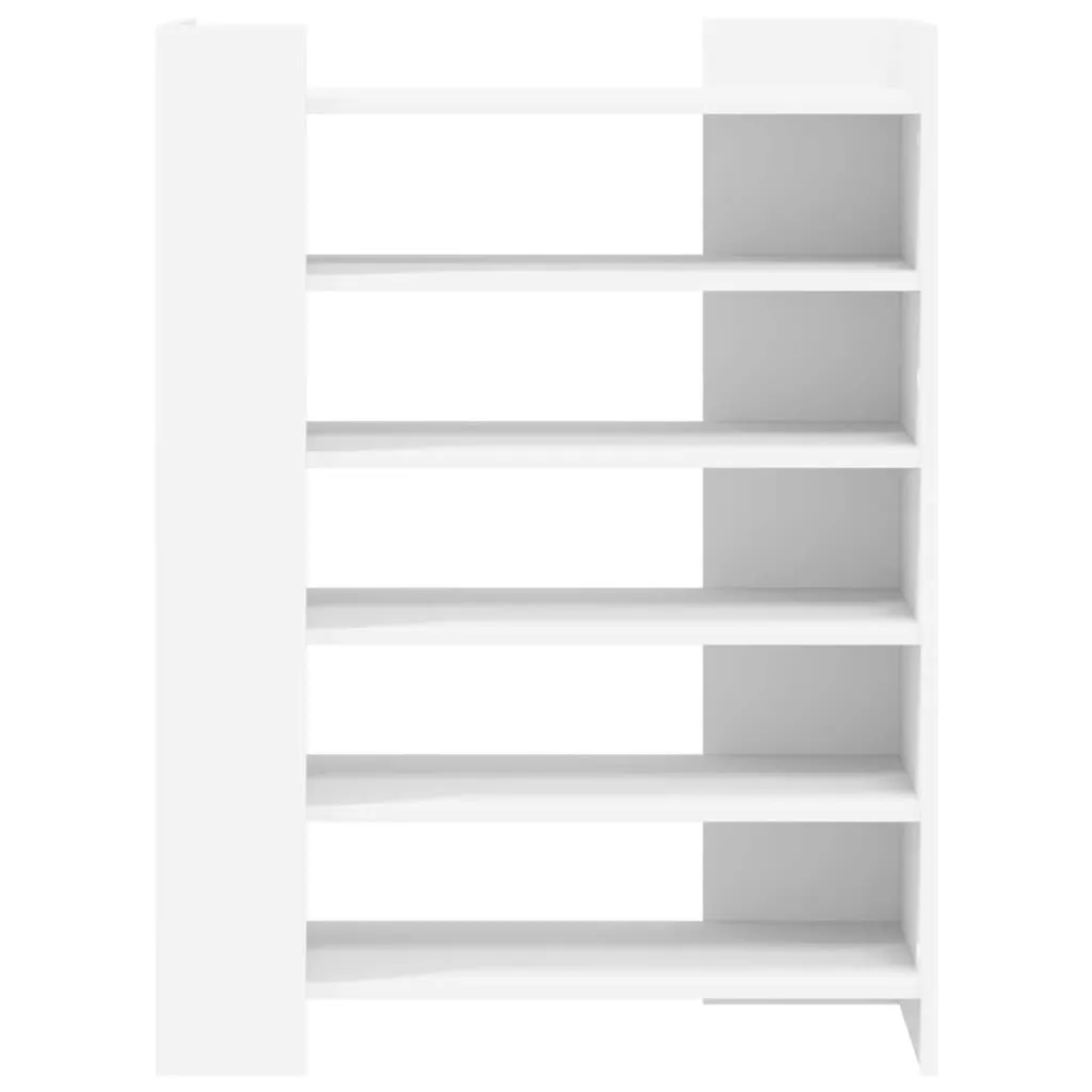 Shoe Cabinet White 74.5x37.5x100 cm Engineered Wood