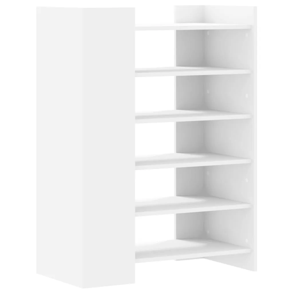 Shoe Cabinet White 74.5x37.5x100 cm Engineered Wood