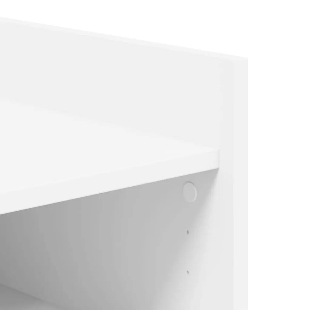 Shoe Cabinet White 74.5x37.5x100 cm Engineered Wood