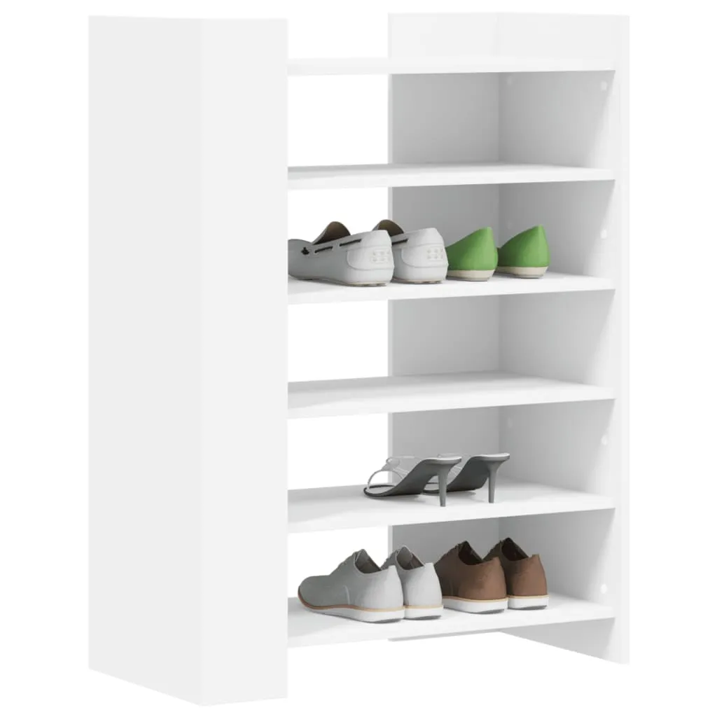 Shoe Cabinet White 74.5x37.5x100 cm Engineered Wood