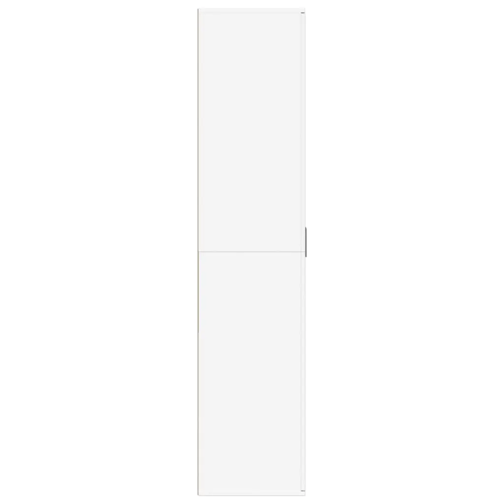 Shoe Cabinet White 80x39x178 cm Engineered Wood