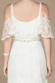 Short White Invitation Dress AFWABK796