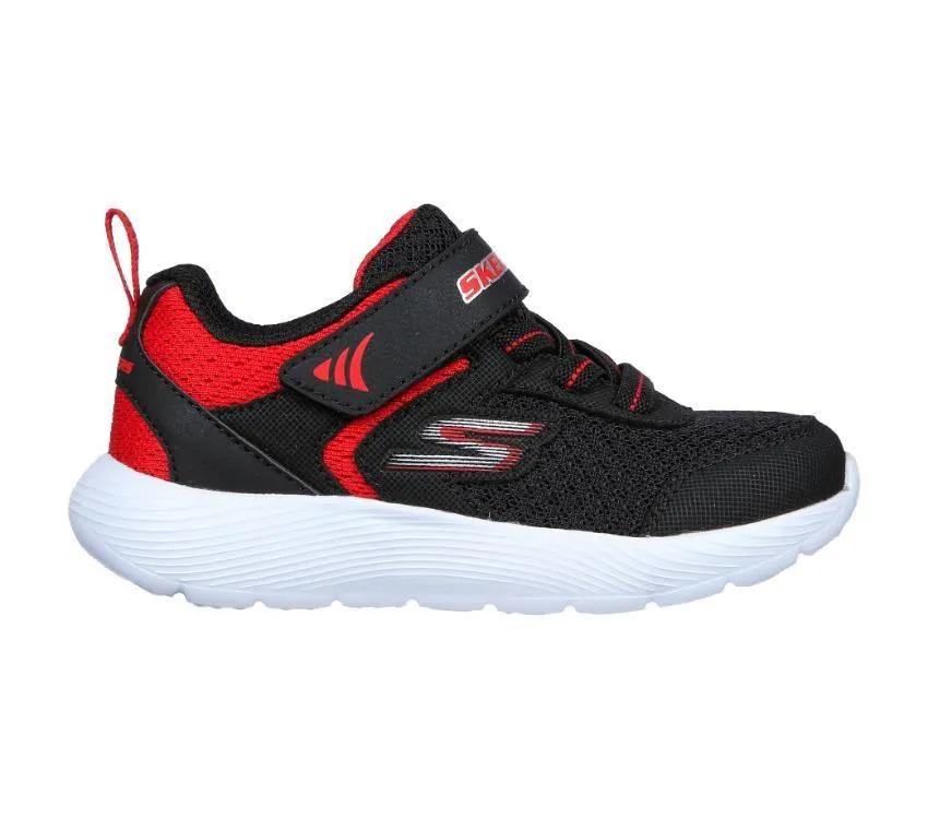 SKECHERS DYNA LITE RETLER - BLACK RED