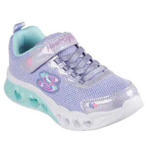 Skechers Flutter Heart Lights Bring Sparkle Lavender Multi Trainer