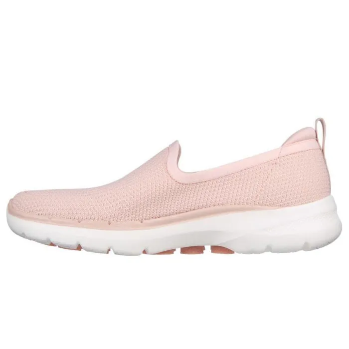 Skechers Go Walk 6 Clear Virtue Mauve Pink 124505 Slip On