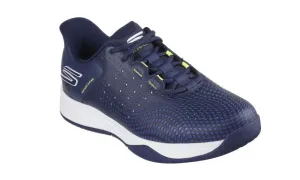 Skechers Mens Viper Court Reload Slip In Pickleball Navy Yellow