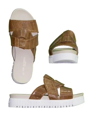 Slip-on Sandal- Burnt Caramel