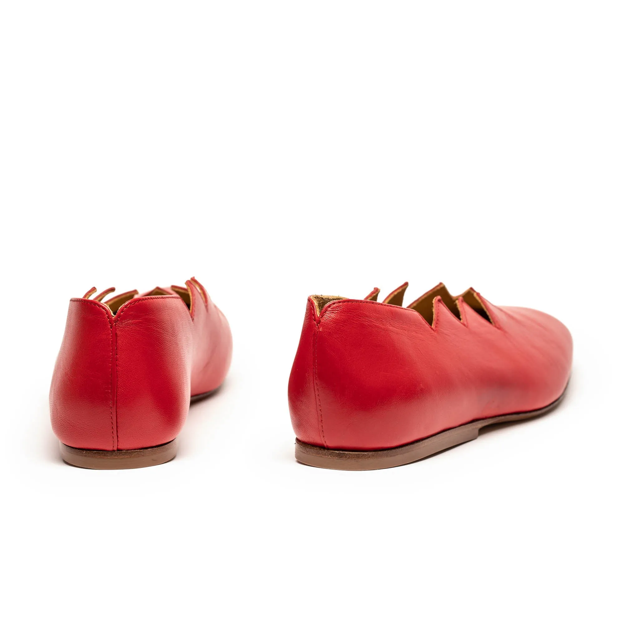 SS24 HOLZER Tomato | Leather Slip On