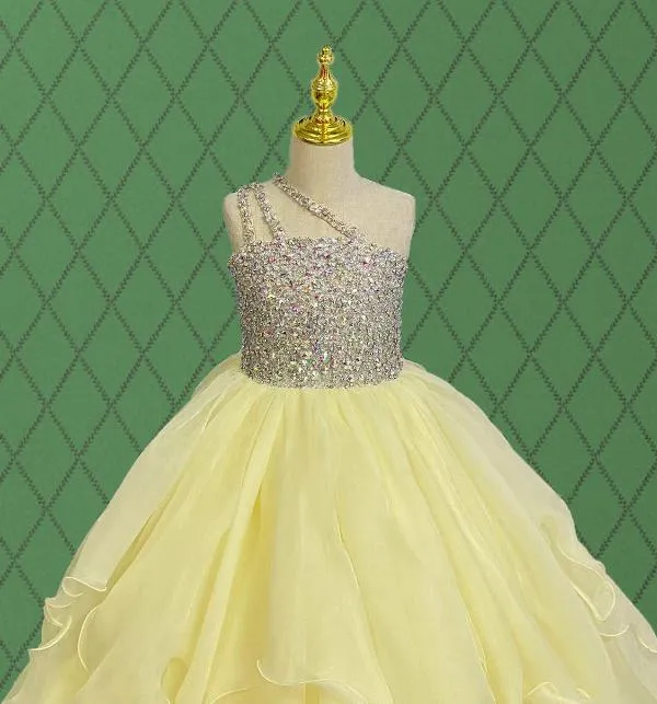 Stunning Beaded Bodice Glitz Teens Ball Gown