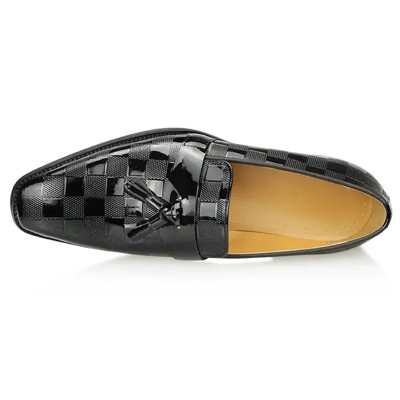 StylishLuxeExo CrocLeather Slip On Loafers