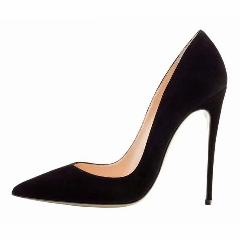 Suede Leather Footwear Women Pumps