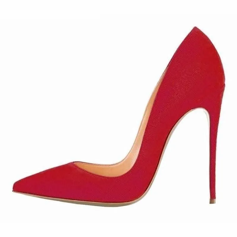 Suede Leather Footwear Women Pumps