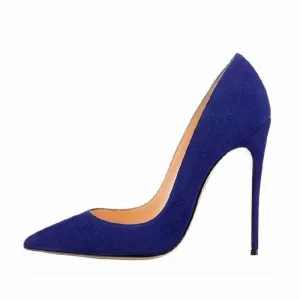 Suede Leather Footwear Women Pumps