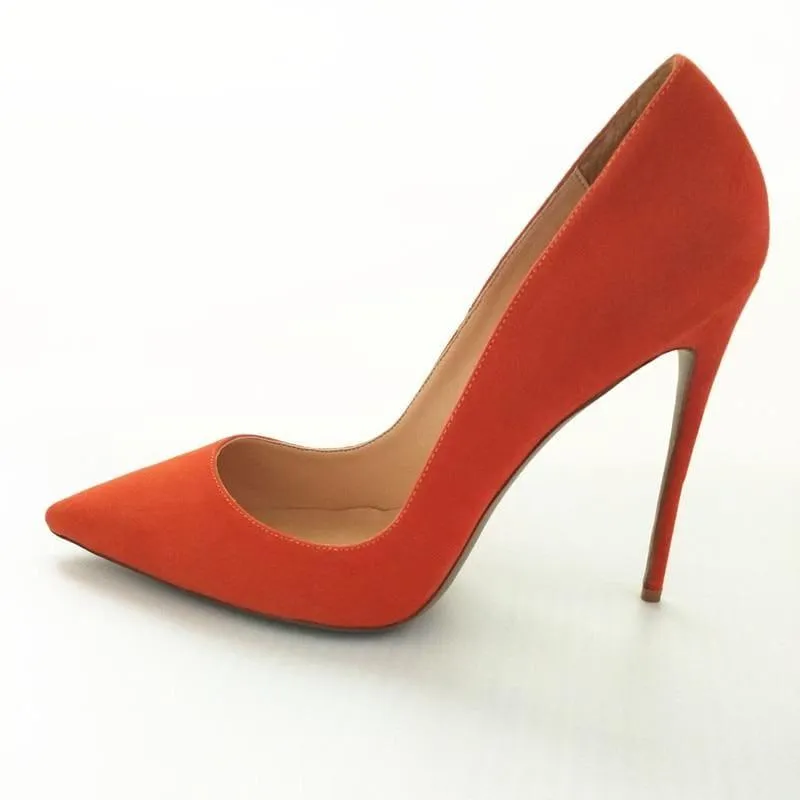 Suede Leather Footwear Women Pumps